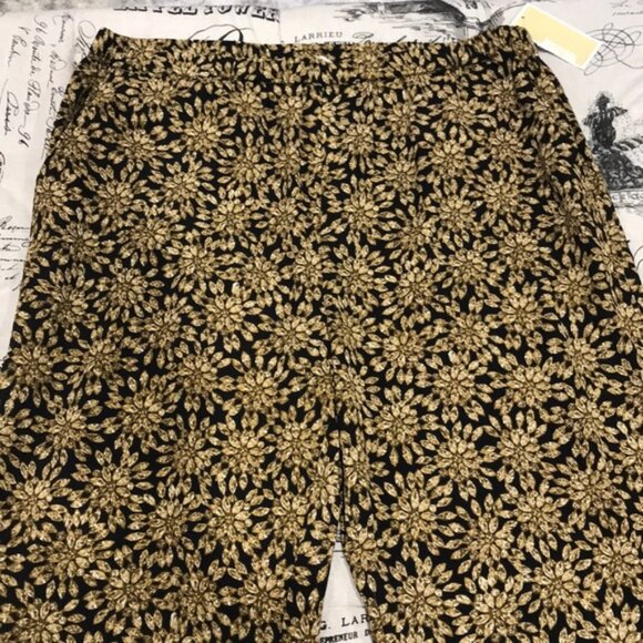 Michael Kors Printed Wide Leg Pajama Pants - Picture 4 of 8